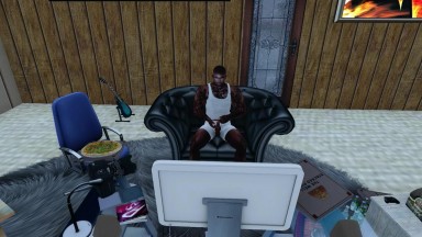 raver alone at home